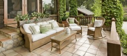 beautiful front patio